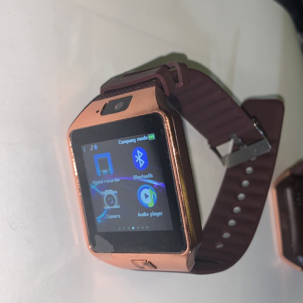 RoHS gold  Brown‎ Smart Watch